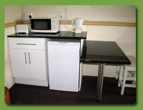 well equiped kitchenette in rooms at Summerveld Country Lodge, Summerveld, Durban
